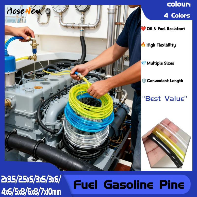 High Flexibility 5/10M Gas Petrol Line Hose Tubing for Trimmer Chainsaw Blower Tool Multiple IDxOD 2x3.5~7x10mm Plumbing
High Flexibility 5/10M Gas Petrol Line Hose Tubing for Trimmer Chainsaw Blower Tool Multiple IDxOD 2x3.5~7x10mm Plumbing