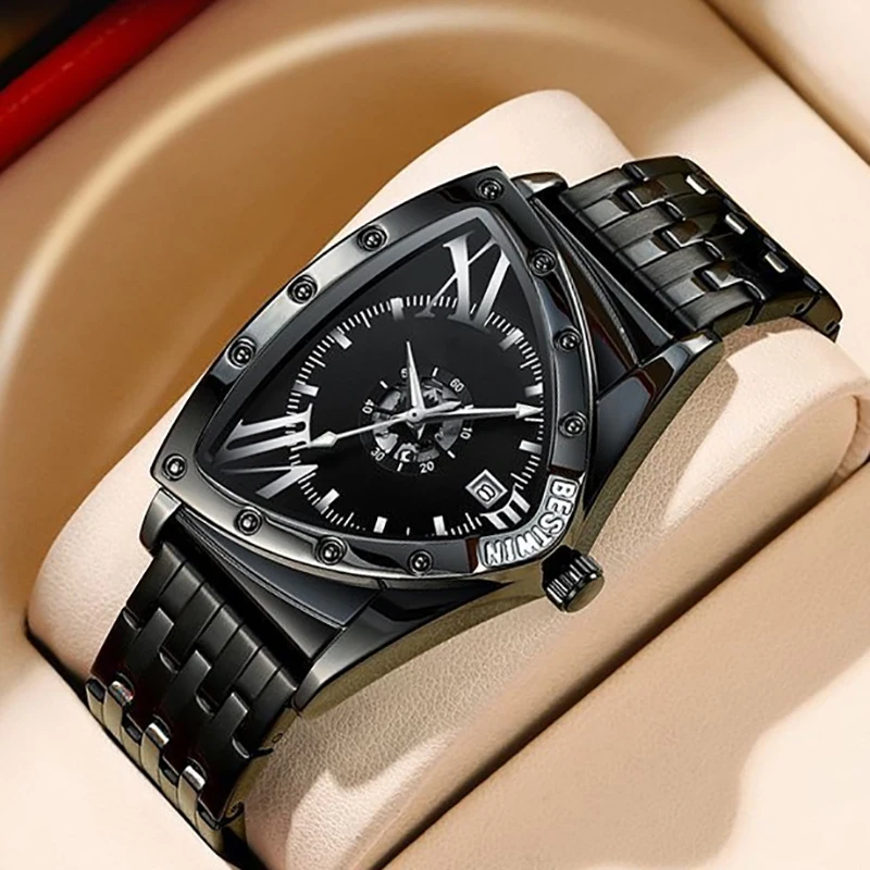 Men Watches Unique Design Top Brand Luxury Men's Wrist Watches Quartz Wristwatch Fashion Male Clock Stainless Steel Band
Men Watches Unique Design Top Brand Luxury Men's Wrist Watches Quartz Wristwatch Fashion Male Clock Stainless Steel Band