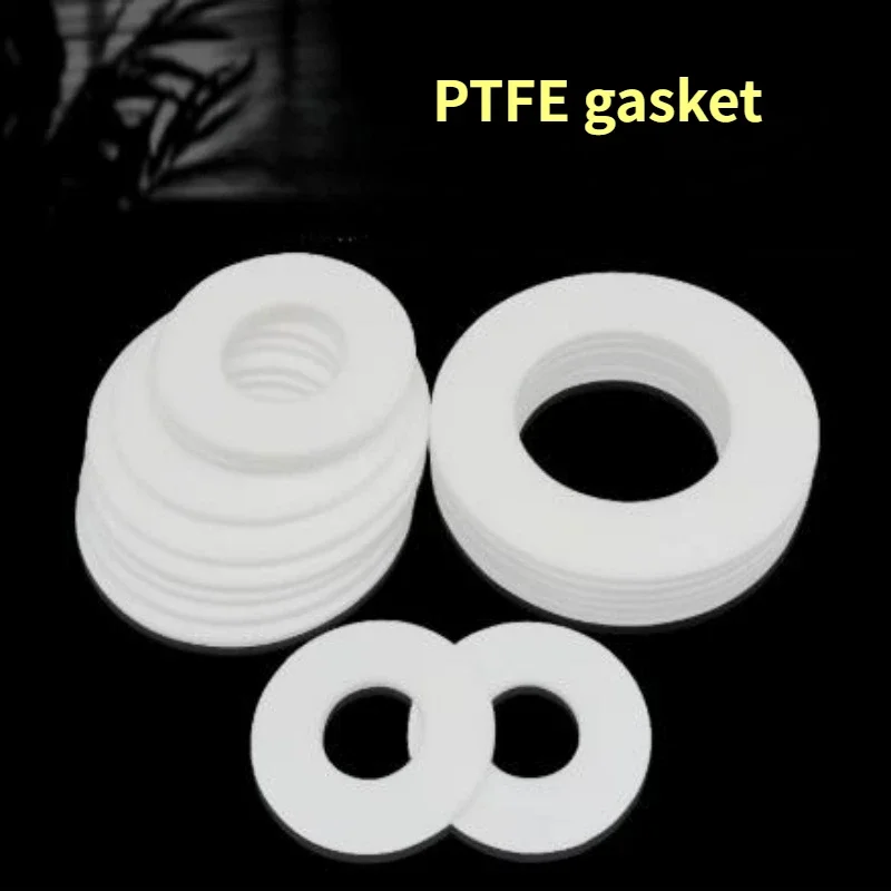20-100pcs Thickness 1.5mm PTFE Flat Washer ID 10mm-60mm Resistant To High&Low Temperature Corrosion Anti-aging for Flange
20-100pcs Thickness 1.5mm PTFE Flat Washer ID 10mm-60mm Resistant To High&Low Temperature Corrosion Anti-aging for Flange