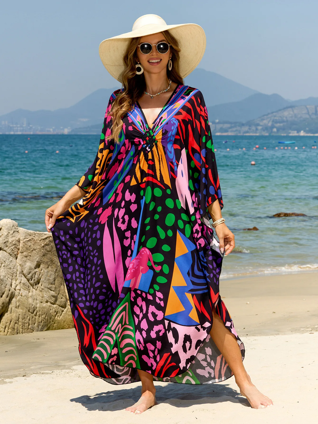 Накидки для купальника, платья-кафтаны с африканским принтом для женщин, ручная работа, летняя праздничная пляжная одежда, поставка с фабрики для отдыха
Накидки для купальника, платья-кафтаны с африканским принтом для женщин, ручная работа, летняя праздничная пляжная одежда, поставка с фабрики для отдыха