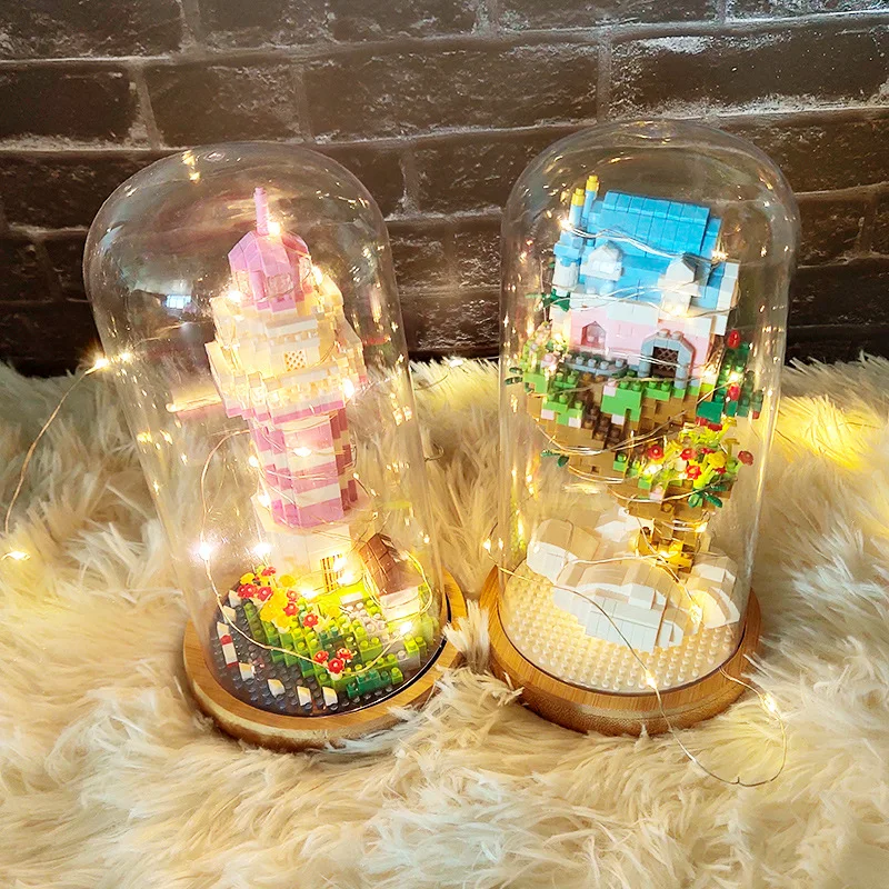 Creative Lighthouse Tree House Pirate Ship Mini Size Building Blocks DIY With LED Light Spaceman Brick Toys For Children Gifts
Creative Lighthouse Tree House Pirate Ship Mini Size Building Blocks DIY With LED Light Spaceman Brick Toys For Children Gifts