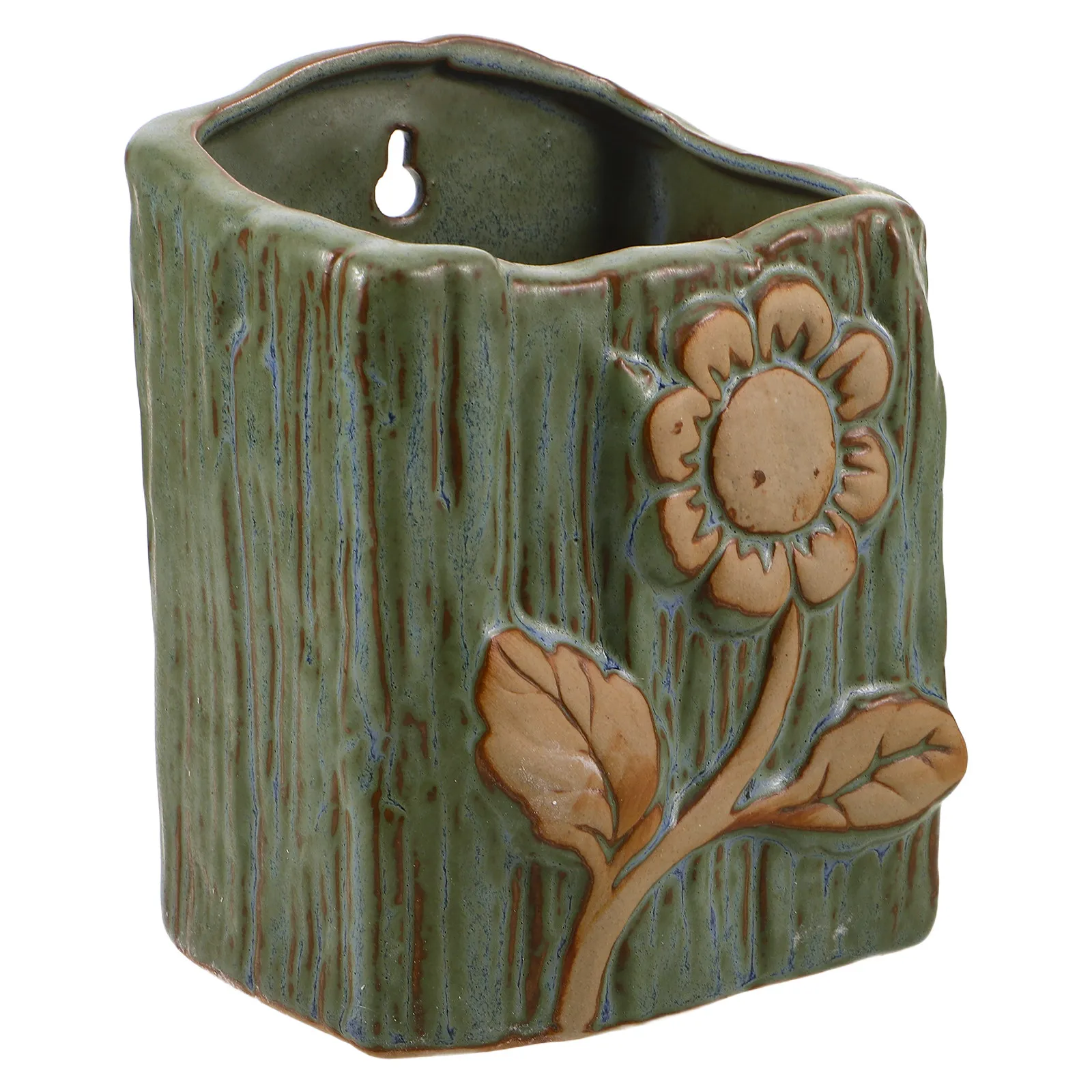 Ceramic Vintage Hanging Wall Flower Pot Rustic Indoor Balcony Plant Holder Wall Mounted Planter for Faux Pothos Succulents
Ceramic Vintage Hanging Wall Flower Pot Rustic Indoor Balcony Plant Holder Wall Mounted Planter for Faux Pothos Succulents