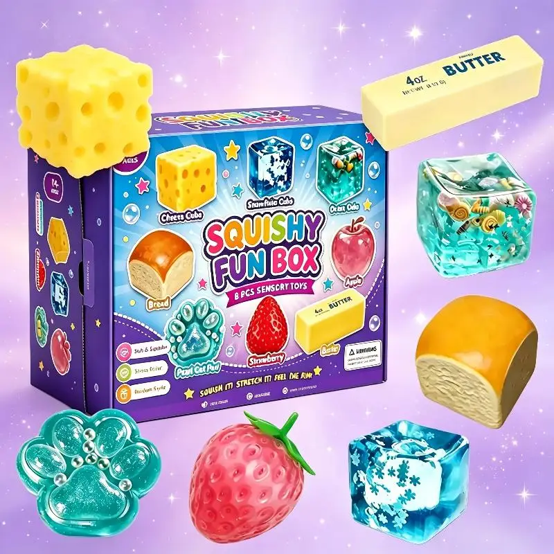 8PCS Maltose Filled TPR Squeeze Toys Slow Rising Random Color Stress Relief Toys for Family Game Night Fun
8PCS Maltose Filled TPR Squeeze Toys Slow Rising Random Color Stress Relief Toys for Family Game Night Fun
