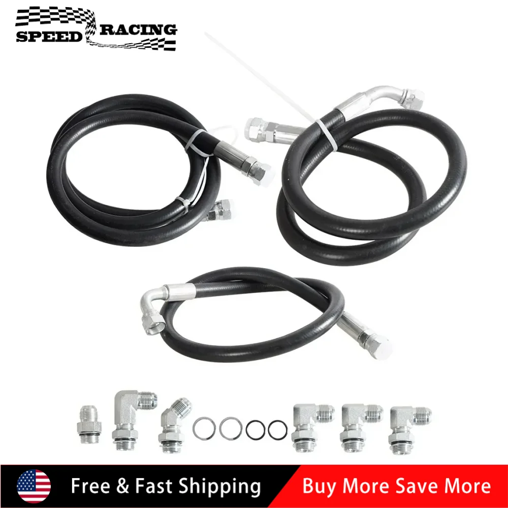 Transmission Cooler Lines & Fittings Adapters Heavy Duty Braided Hose For 2006-2010 Chevy Chevrolet LMM GMC 2500 3500 TF-1082A
Transmission Cooler Lines & Fittings Adapters Heavy Duty Braided Hose For 2006-2010 Chevy Chevrolet LMM GMC 2500 3500 TF-1082A