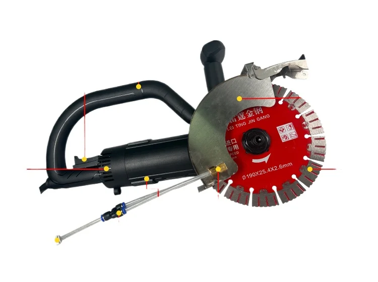 Brushless single-piece grooving machine dust-free hydropower line pipe floor wall wall slotting cutter
Brushless single-piece grooving machine dust-free hydropower line pipe floor wall wall slotting cutter