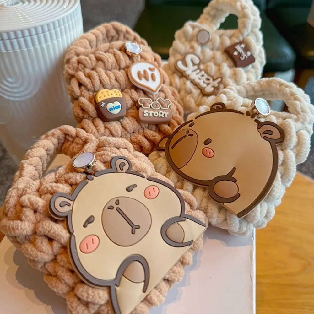 Cute Handmade Capybara Coin Purse Anti-fall Mini Headphone Bag Cartoon Storage Plush Protective Case
Cute Handmade Capybara Coin Purse Anti-fall Mini Headphone Bag Cartoon Storage Plush Protective Case