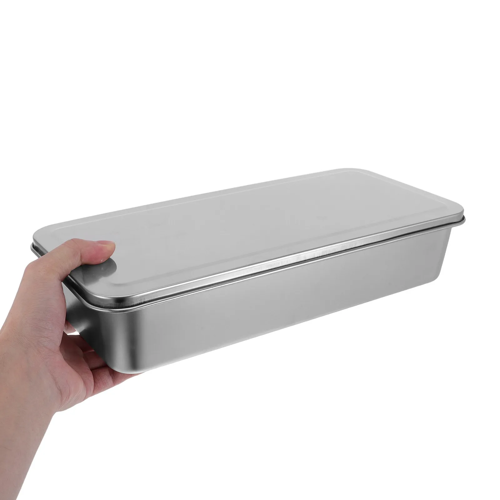 Stainless Steel Food Storage Containers Lid Stackable Dishwasher Safe Meal Prep Meat Cheese Bacon Freezer 13x5.9x2.6 Inch
Stainless Steel Food Storage Containers Lid Stackable Dishwasher Safe Meal Prep Meat Cheese Bacon Freezer 13x5.9x2.6 Inch
