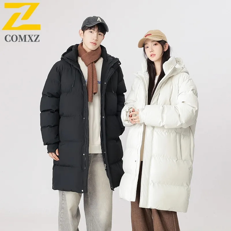 Men Down Cotton Jacket Winter American Style Warm Puffer Coat Thickened Fleece Lined Hooded Outerwear Cold Weather Windbreaker
Men Down Cotton Jacket Winter American Style Warm Puffer Coat Thickened Fleece Lined Hooded Outerwear Cold Weather Windbreaker