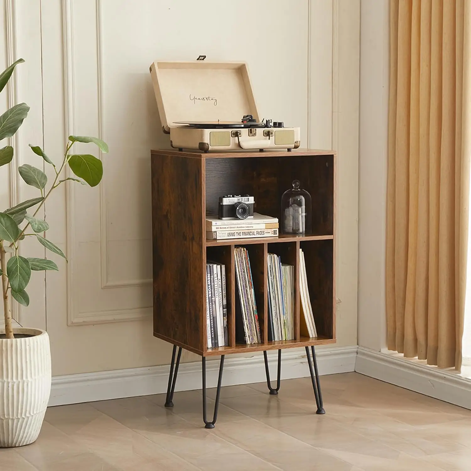 Record Player Stand With Vinyl Storage, Vinyl Record Storage Cabinet Holds Up To 150 Albums, End Table For Record Player,
Record Player Stand With Vinyl Storage, Vinyl Record Storage Cabinet Holds Up To 150 Albums, End Table For Record Player,