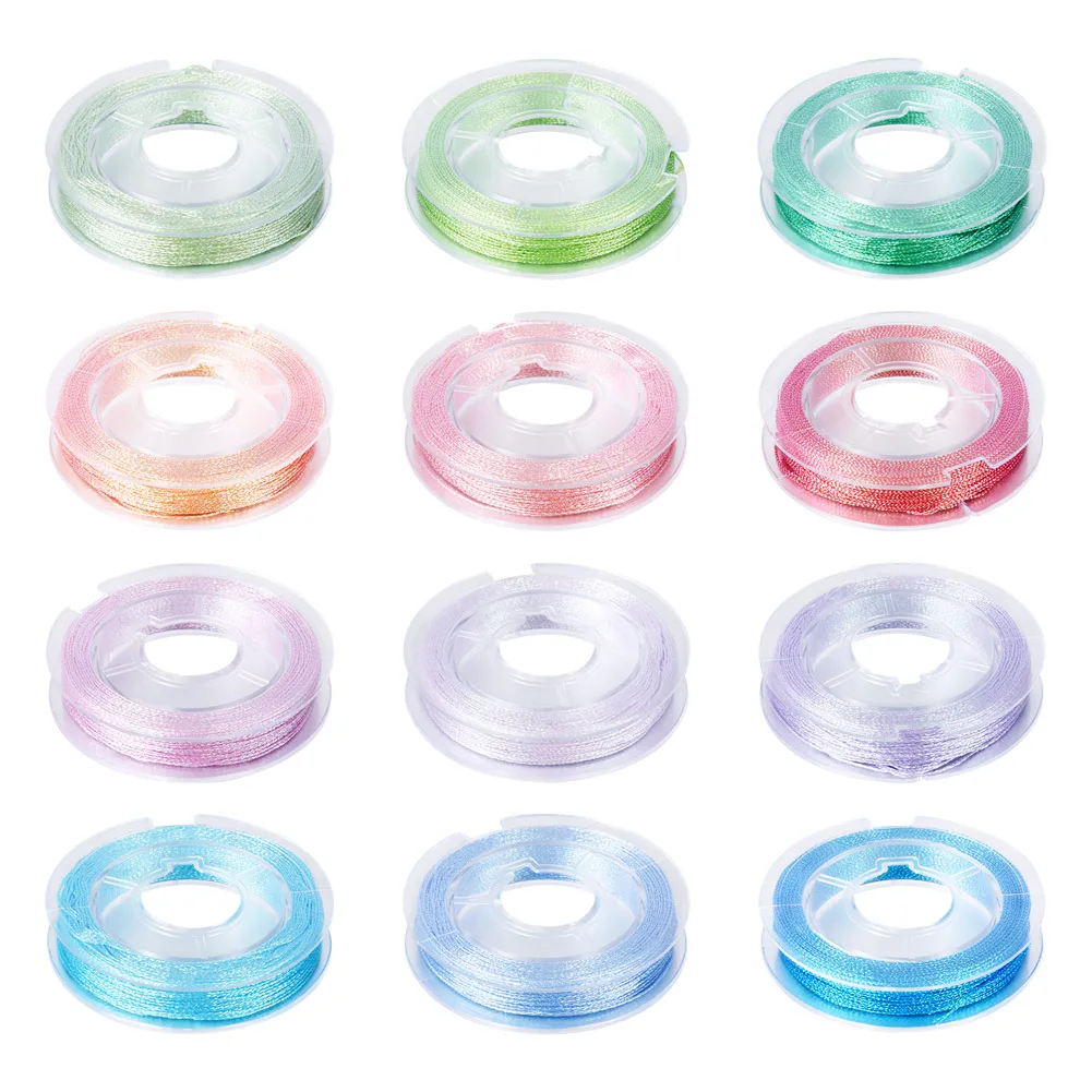 1Set 0.3mm 1mm Polyester Metallic Cord 3-Ply Round Colorful Hand Weave Thread for DIY Chinese Knotting Bracelet Crafts Making
1Set 0.3mm 1mm Polyester Metallic Cord 3-Ply Round Colorful Hand Weave Thread for DIY Chinese Knotting Bracelet Crafts Making