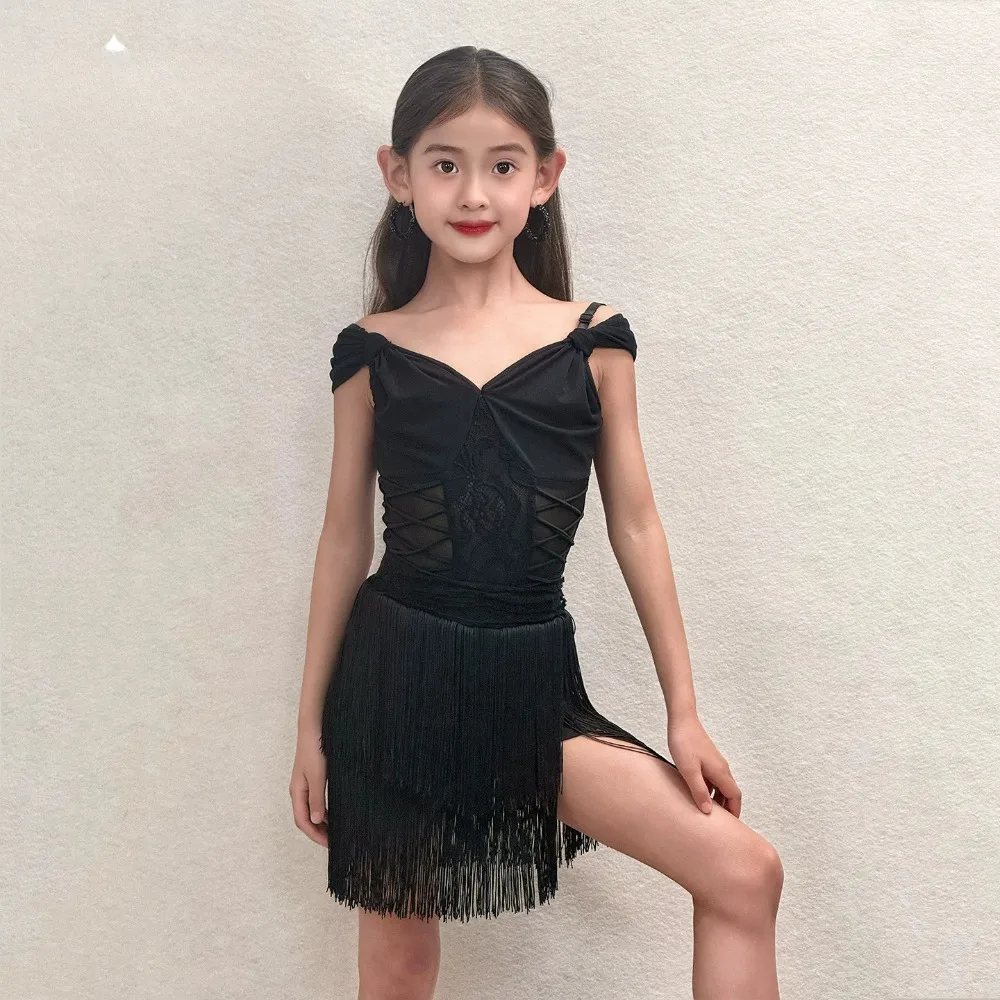 Childrens girl Latin dance outfit girls practice suit 2026 summer new style children's high-end dance set separate training suit
Childrens girl Latin dance outfit girls practice suit 2026 summer new style children's high-end dance set separate training suit