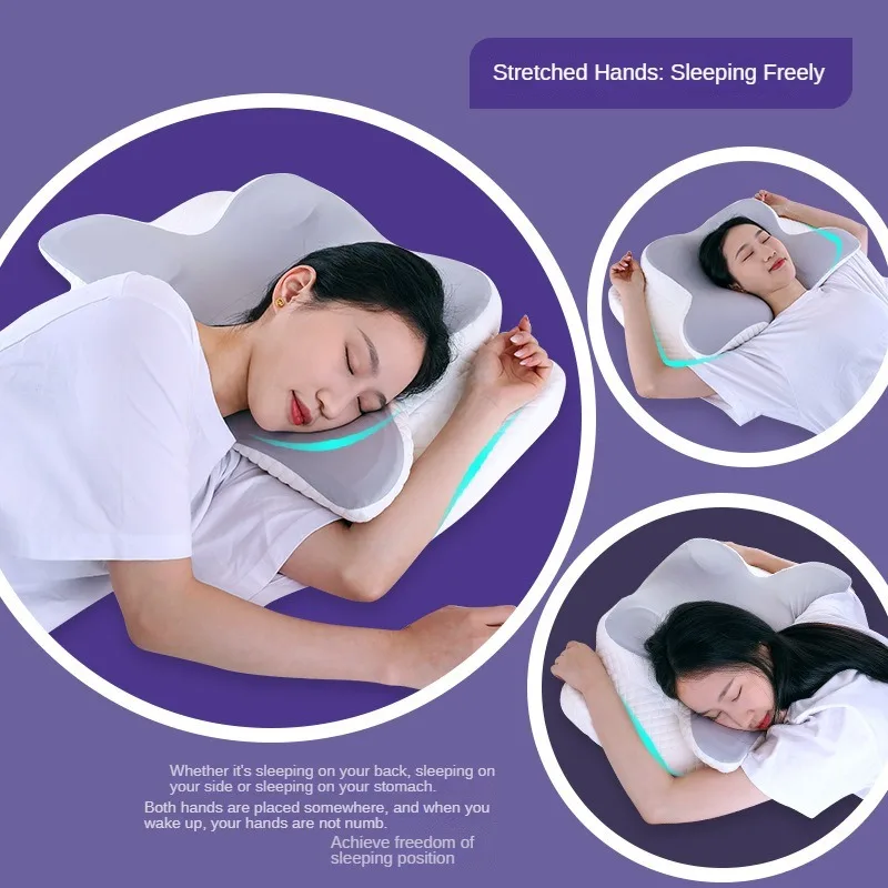 New Memory Foam Pillows Butterfly Shape Relaxing Cervical Slow Rebound Neck Pillow Pain Relief Sleeping Orthopedic Pillow Beding
New Memory Foam Pillows Butterfly Shape Relaxing Cervical Slow Rebound Neck Pillow Pain Relief Sleeping Orthopedic Pillow Beding