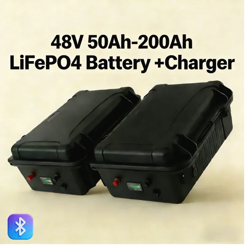 48V 50-200Ah LiFePO4 Battery | Charger Included, Marine-Grade Waterproof, 10-Year Life for Small Outboard Motors.
48V 50-200Ah LiFePO4 Battery | Charger Included, Marine-Grade Waterproof, 10-Year Life for Small Outboard Motors.