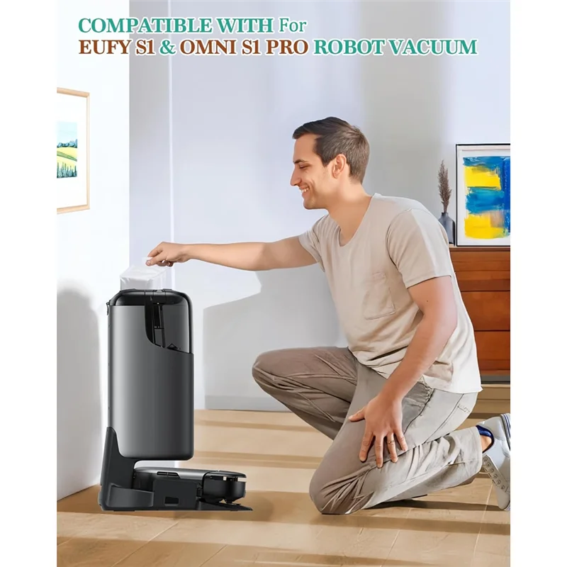 ABMH-12 упаковок мешков для пыли для Eufy Omni S1 Pro/Omni S1 аксессуары для роботов-пылесосов сменные мешки для пыли
ABMH-12 упаковок мешков для пыли для Eufy Omni S1 Pro/Omni S1 аксессуары для роботов-пылесосов сменные мешки для пыли