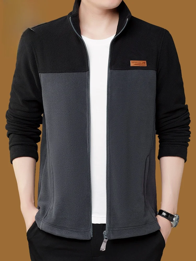 Kangaroo Men's Fce Lined Stand Collar Jaet Autumn Winter Outerwear Cardigan Sle Faion Urban Loose Fit Polyester Fiber
Kangaroo Men's Fce Lined Stand Collar Jaet Autumn Winter Outerwear Cardigan Sle Faion Urban Loose Fit Polyester Fiber