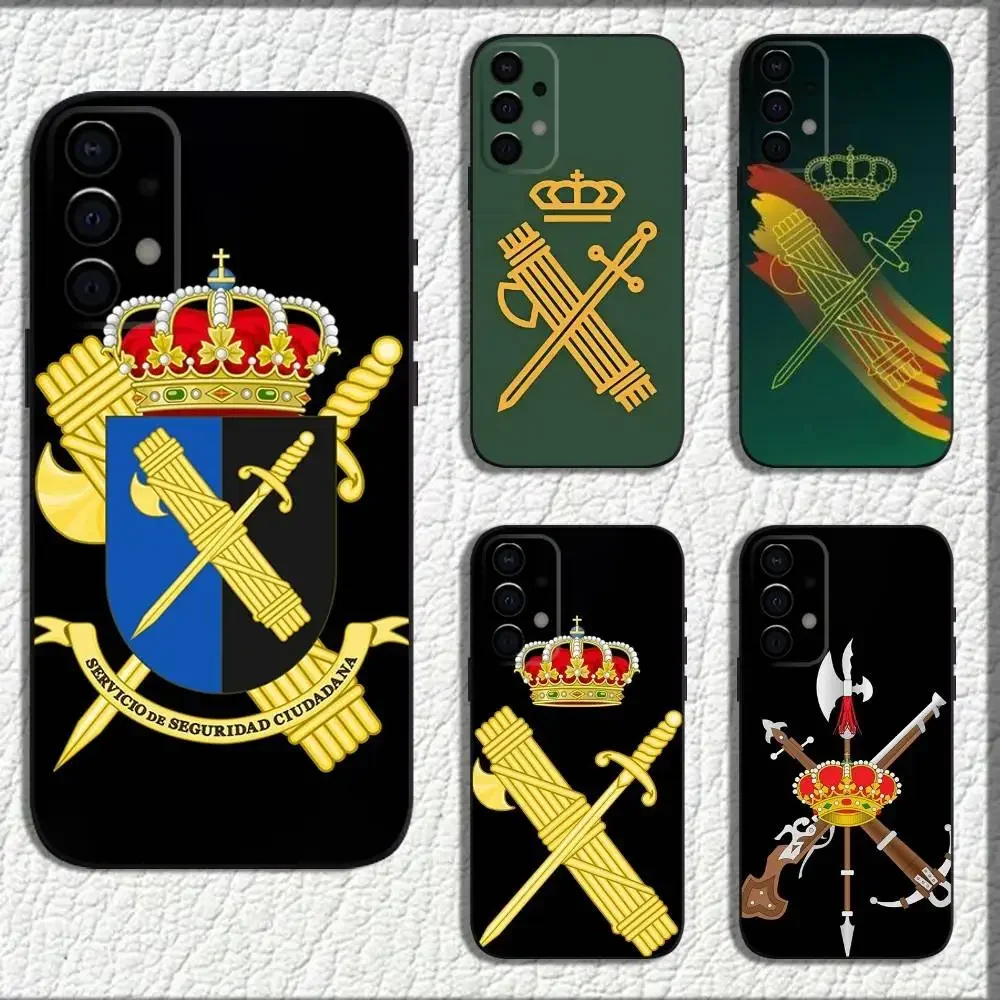 S-Spanish Guard Civil E-Emblem Phone Case For Samsung Galaxy A73,72,71,A52,51,40,41,A22,A32,31,A13,12,Note20 Soft Black Shell
S-Spanish Guard Civil E-Emblem Phone Case For Samsung Galaxy A73,72,71,A52,51,40,41,A22,A32,31,A13,12,Note20 Soft Black Shell