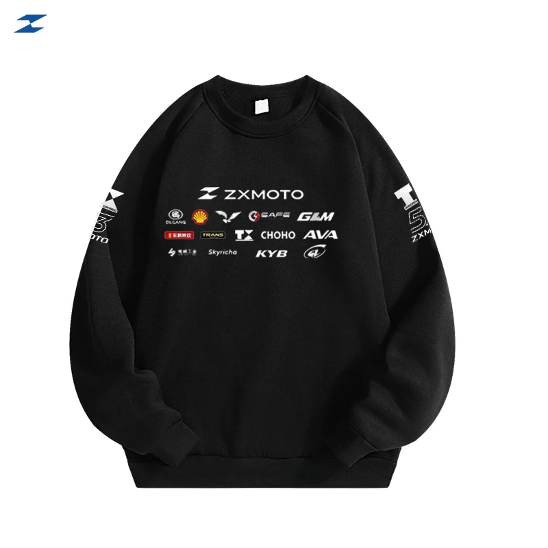 ZX MOTO Logo Outdoor Street Cotton Men's Hooded Sweatshirt with Round Neck, Long Sleeve Motorcycle Riding Jacket, Loose-Fit Spor
ZX MOTO Logo Outdoor Street Cotton Men's Hooded Sweatshirt with Round Neck, Long Sleeve Motorcycle Riding Jacket, Loose-Fit Spor