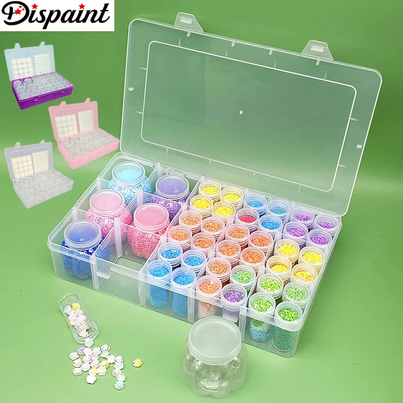 Dispaint новая большая бутылка, 42 шт., контейнер для хранения алмазной живописи, аксессуары для алмазной вышивки, коробка-органайзер для инструментов со стразами
Dispaint новая большая бутылка, 42 шт., контейнер для хранения алмазной живописи, аксессуары для алмазной вышивки, коробка-органайзер для инструментов со стразами
