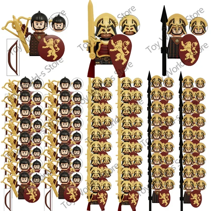 Medieval Figure Building Blocks Knight Soldier Figures Building Block Army Weapon Accessories Swordsman MOC Bricks Toys Gift
Medieval Figure Building Blocks Knight Soldier Figures Building Block Army Weapon Accessories Swordsman MOC Bricks Toys Gift