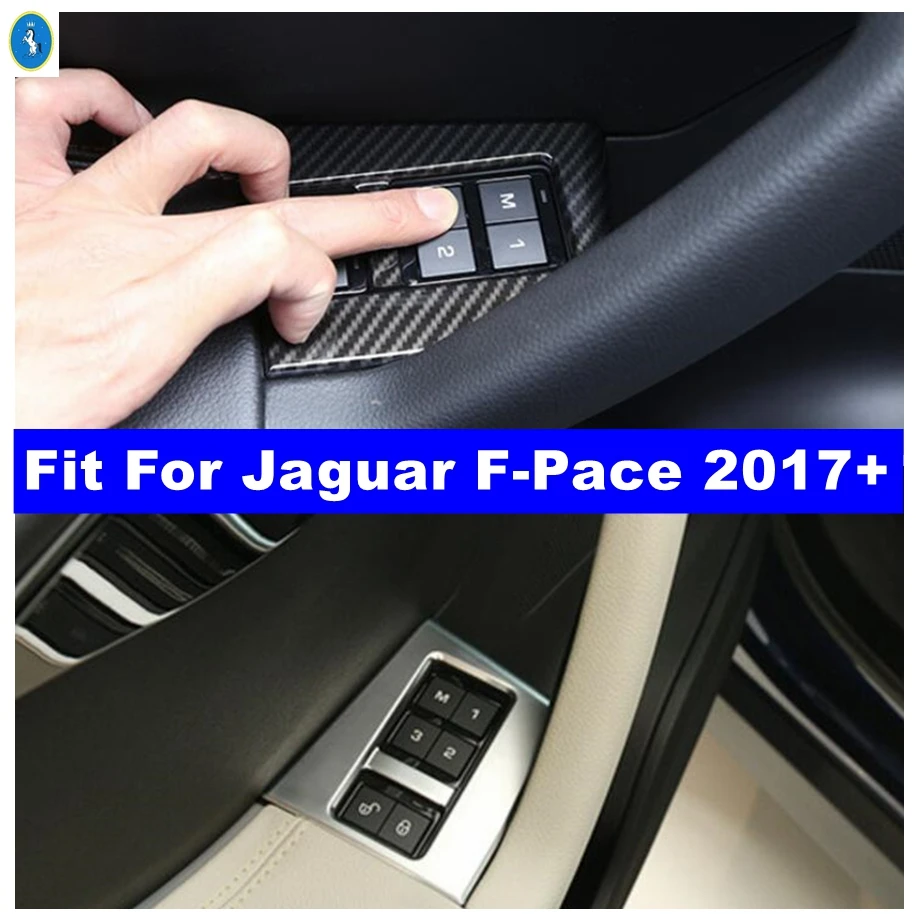 Front Door Memory Handle Armrest Switch Decor Panel Cover Trim For Jaguar F-Pace 2017 - 2022 Matte / Carbon Fiber Accessories
Front Door Memory Handle Armrest Switch Decor Panel Cover Trim For Jaguar F-Pace 2017 - 2022 Matte / Carbon Fiber Accessories