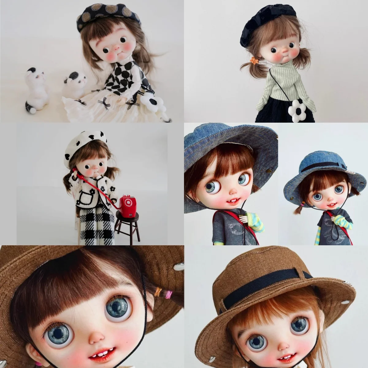 【No Figure】Pre-sale Handmade Female Doll's Clothing Accessories Hat Collection Beret Bucket Hat Fit Girl Action Body OB22 Toys
【No Figure】Pre-sale Handmade Female Doll's Clothing Accessories Hat Collection Beret Bucket Hat Fit Girl Action Body OB22 Toys