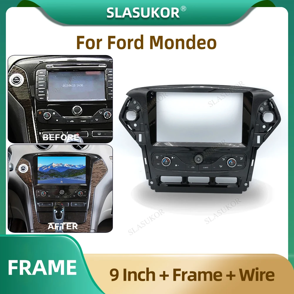 9 Inch For Ford Mondeo 2007-2010 Car Radio Fascia Car Radio Panel Wire Sleeve Frame Dashboard Original Car Mount Kit
9 Inch For Ford Mondeo 2007-2010 Car Radio Fascia Car Radio Panel Wire Sleeve Frame Dashboard Original Car Mount Kit