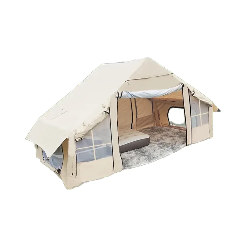 Portable Four-Season Family Camping Tent Waterproof Oxford Fabric Stylish Inflatable Roof for Outdoor 2-4 People for Travelling
Portable Four-Season Family Camping Tent Waterproof Oxford Fabric Stylish Inflatable Roof for Outdoor 2-4 People for Travelling