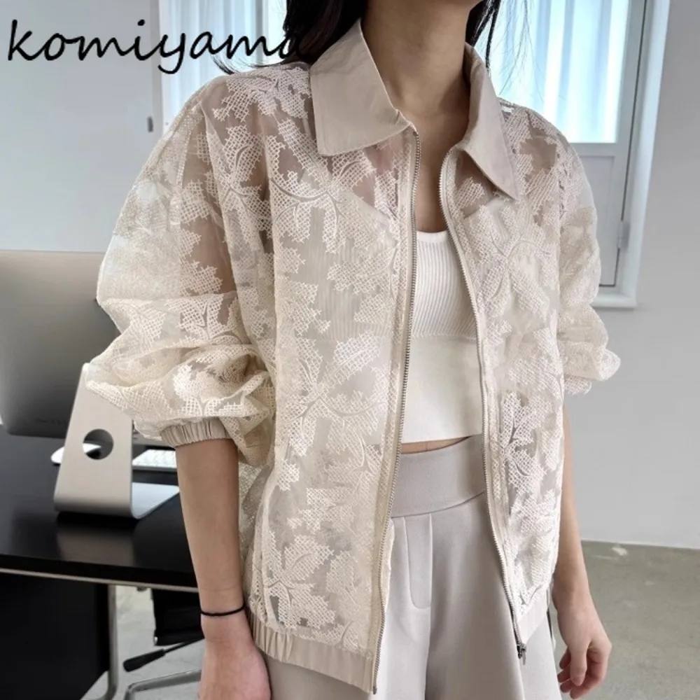 Korean New Jacquard Chaquetas De Mujer Turn Down Collar Zip Woman 2025 Casaco Long Sleeve Chaquetas Loose Outerwears Jacket
Korean New Jacquard Chaquetas De Mujer Turn Down Collar Zip Woman 2025 Casaco Long Sleeve Chaquetas Loose Outerwears Jacket