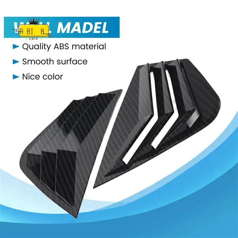 ABIB -2X Carbon Fiber Style Rear Side Window Quarter Louver Cover For Kia Optima K5 2011-2015
ABIB -2X Carbon Fiber Style Rear Side Window Quarter Louver Cover For Kia Optima K5 2011-2015