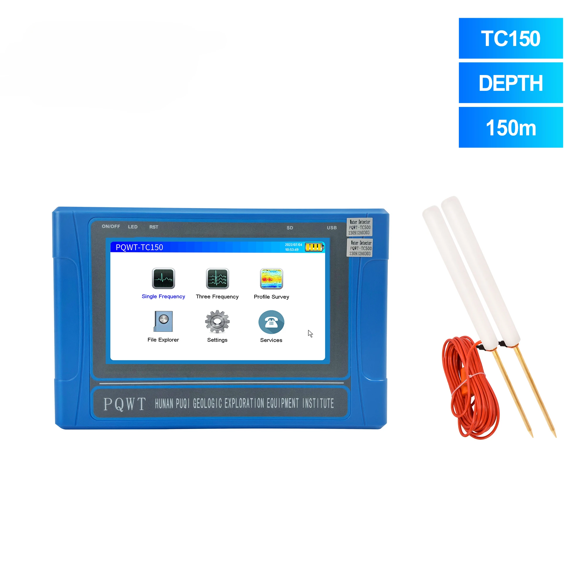 Детектор подземной кислоты PQWT TC150, детектор геофезической перфорации, детектор аппарата
Детектор подземной кислоты PQWT TC150, детектор геофезической перфорации, детектор аппарата