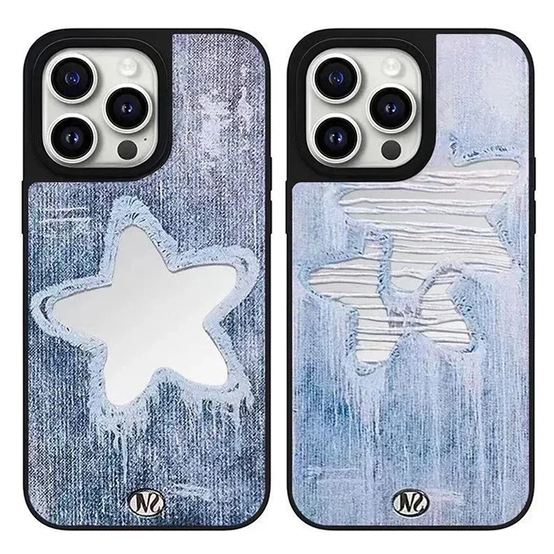 Denim Star Magnetic Mirror Surface Phone Case Cover for IPhone 12 13 14 15 16 Pro Max Case
Denim Star Magnetic Mirror Surface Phone Case Cover for IPhone 12 13 14 15 16 Pro Max Case