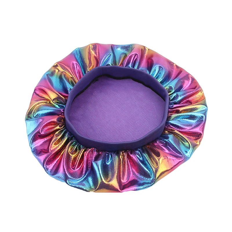 New Laser High Elastic Wide Brimmed Nightcap Perm Cap Chemo Cap Women Night Sleep Sleeping Hat Beanie Hair Care Bonnet Headscarf
New Laser High Elastic Wide Brimmed Nightcap Perm Cap Chemo Cap Women Night Sleep Sleeping Hat Beanie Hair Care Bonnet Headscarf