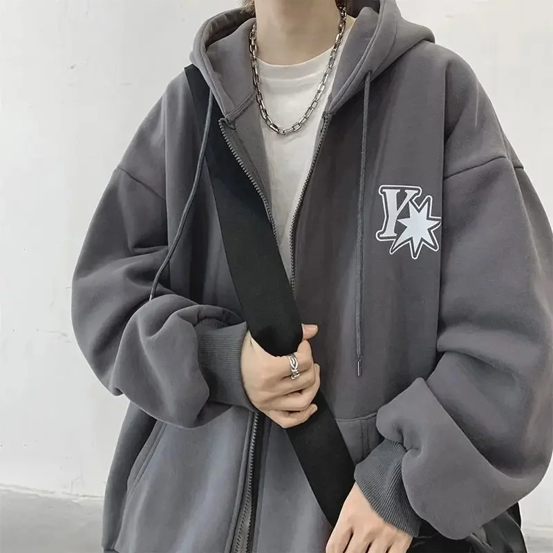 Oversize Heavy Fleece Sweater Men 2024 Spring American Style Korean Loose Thick Jacket Cardigan Hooded
Oversize Heavy Fleece Sweater Men 2024 Spring American Style Korean Loose Thick Jacket Cardigan Hooded
