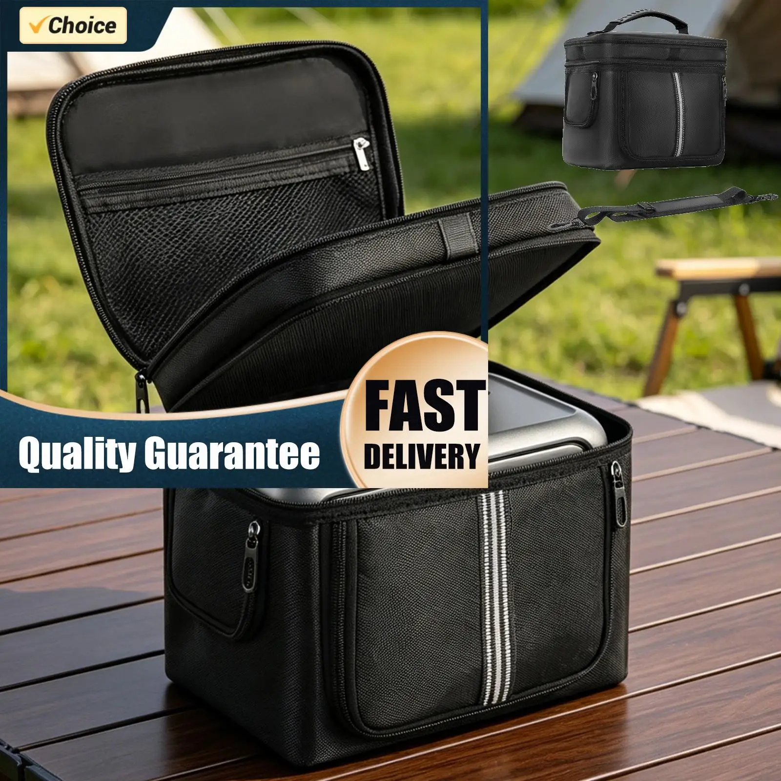 Storage Carrying Case for BLUETTI Elite 30 V2 Outdoors Traveling Use Power Station Storage Case with Multi-Pockets Waterproof
Storage Carrying Case for BLUETTI Elite 30 V2 Outdoors Traveling Use Power Station Storage Case with Multi-Pockets Waterproof