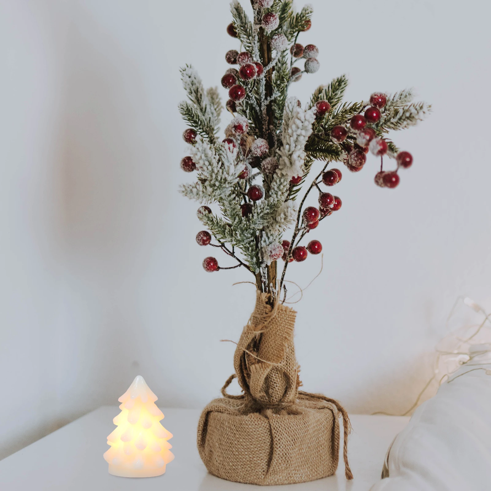LED C Light Xmas Tree Shape Lamps Christmas Gifts Decorations Party naments Warm Glow Sturdy Desktop LED Lighting
LED C Light Xmas Tree Shape Lamps Christmas Gifts Decorations Party naments Warm Glow Sturdy Desktop LED Lighting