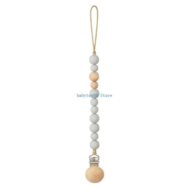 Y4UD Baby Pacifier Clips Silicone Beads Pacifier Chain Infant Nipple Appease Soother Chain Clips Dummy Holder Nipple Clip
Y4UD Baby Pacifier Clips Silicone Beads Pacifier Chain Infant Nipple Appease Soother Chain Clips Dummy Holder Nipple Clip
