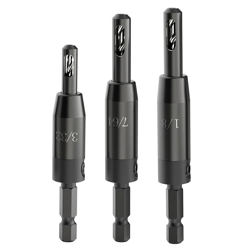 COFA-Self Centering Drill Bit Set, For 1/4 In Hex Shank Drill, Countersink Drill Bits For Wood And Hole 3/32In, 7/64In, 1/8In
COFA-Self Centering Drill Bit Set, For 1/4 In Hex Shank Drill, Countersink Drill Bits For Wood And Hole 3/32In, 7/64In, 1/8In