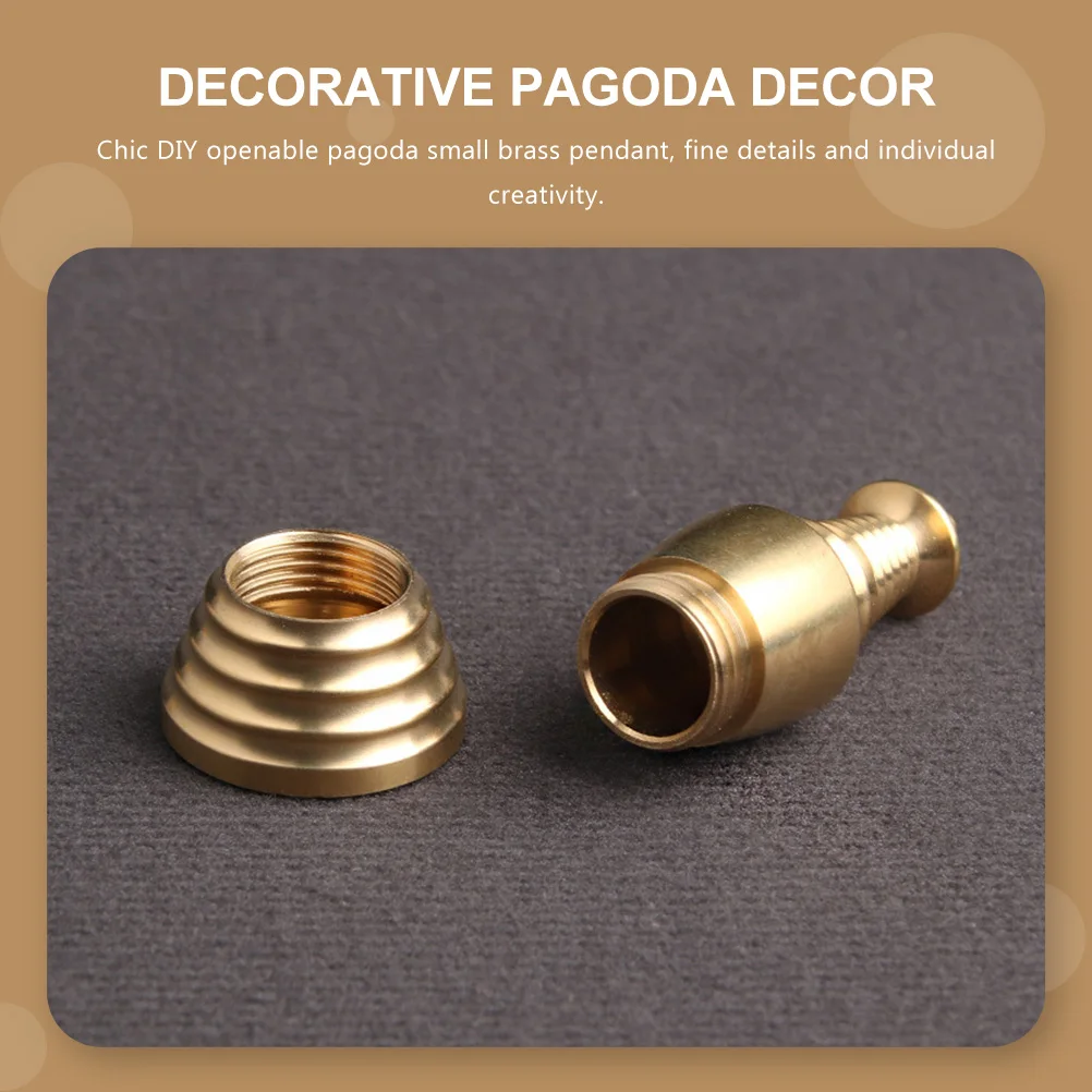 Delicate Pagoda Decor Brass Wenchang Tower Keychain Decorative Pendant Small Adornment
Delicate Pagoda Decor Brass Wenchang Tower Keychain Decorative Pendant Small Adornment