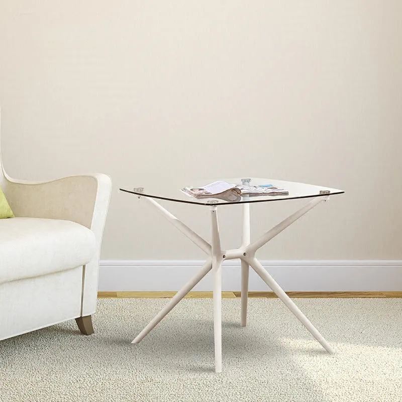 Simple reception meeting guest table and chair combination outdoor tempered glass table cafe leisure square
Simple reception meeting guest table and chair combination outdoor tempered glass table cafe leisure square