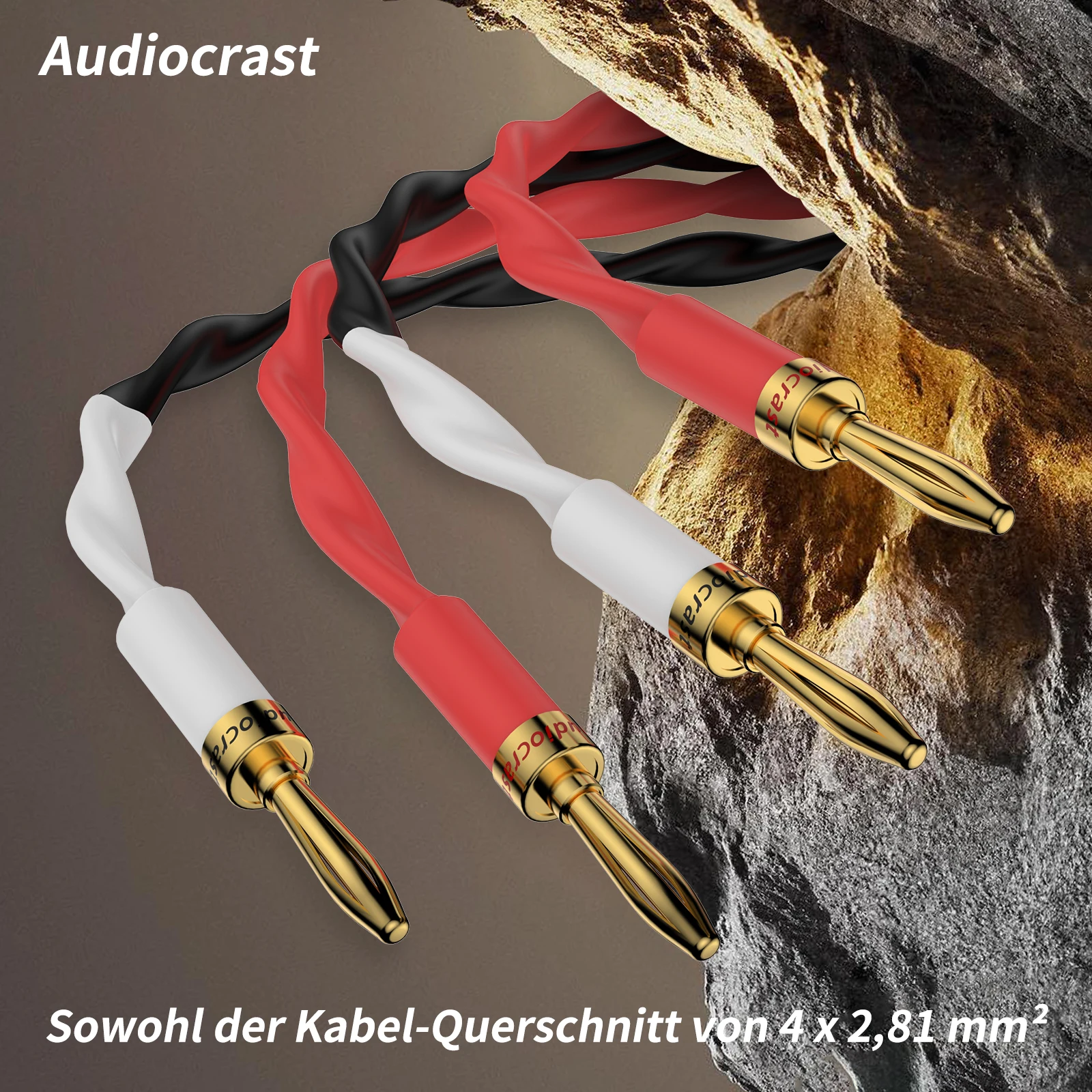 HiFi Speaker Cable OFC Copper 24K Gold Plated Banana Plug High End Audio Cable for Audiophile Amplifier Home Theater Audiophile
HiFi Speaker Cable OFC Copper 24K Gold Plated Banana Plug High End Audio Cable for Audiophile Amplifier Home Theater Audiophile