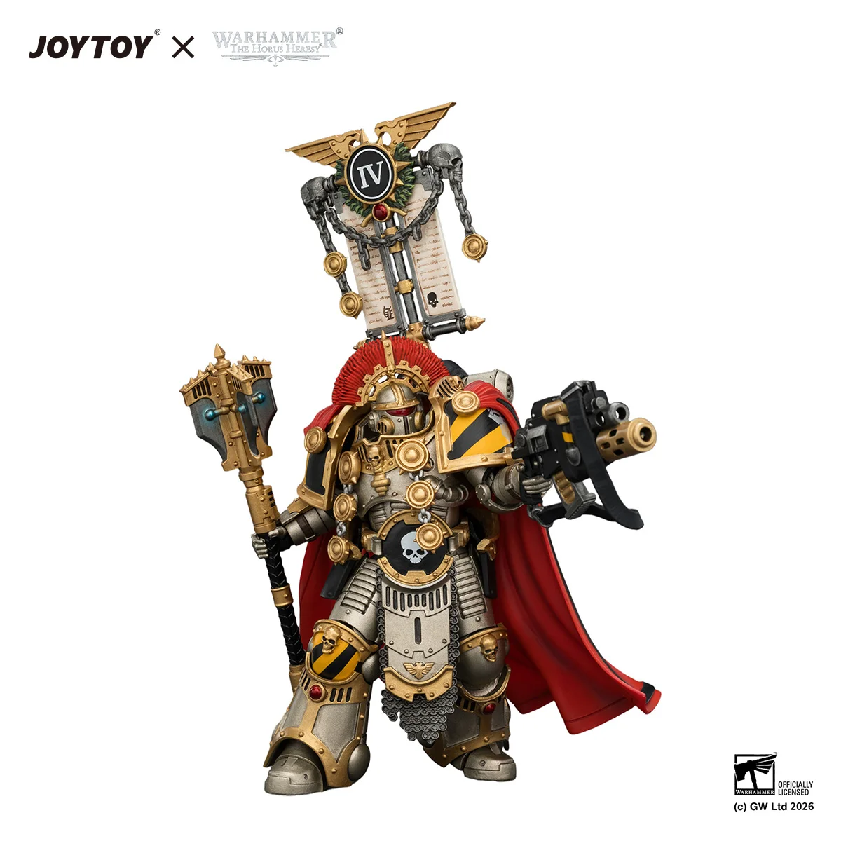 JOYTOY Warhammer 40K Iron Warriors Centurion with Heavy Power Maul and Combi-melta 1/18 Action Figure Anime Figure Model Toys
JOYTOY Warhammer 40K Iron Warriors Centurion with Heavy Power Maul and Combi-melta 1/18 Action Figure Anime Figure Model Toys