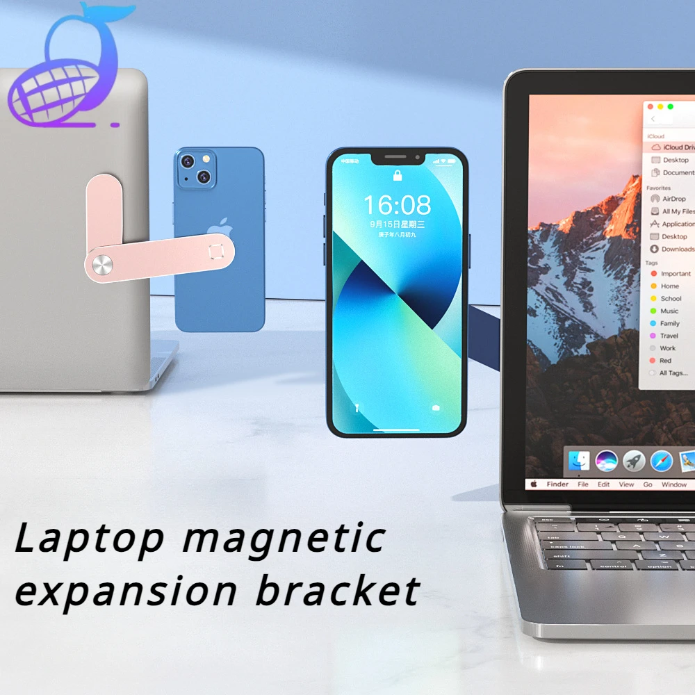 Adjustable Magnetic Laptop Phone Holder Computer Monitor Side Cell Phone Slim & Foldable for IOS Android Phone
Adjustable Magnetic Laptop Phone Holder Computer Monitor Side Cell Phone Slim & Foldable for IOS Android Phone