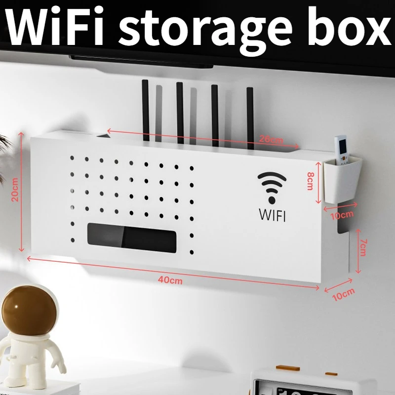 NEW Multi Functional WiFi Router Storage Box Hidden Storage Rack Plug-in Wire Organizer Carbon Steel Wall Hanging Rack
NEW Multi Functional WiFi Router Storage Box Hidden Storage Rack Plug-in Wire Organizer Carbon Steel Wall Hanging Rack