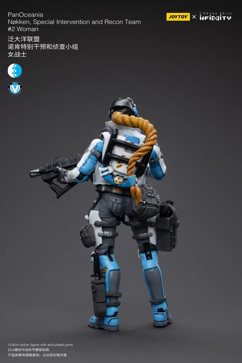 JOYTOY PanOceania Nokken, Special Intervention and Recon Team #2 Woman 1/18 Action Figure Toy Collection
JOYTOY PanOceania Nokken, Special Intervention and Recon Team #2 Woman 1/18 Action Figure Toy Collection