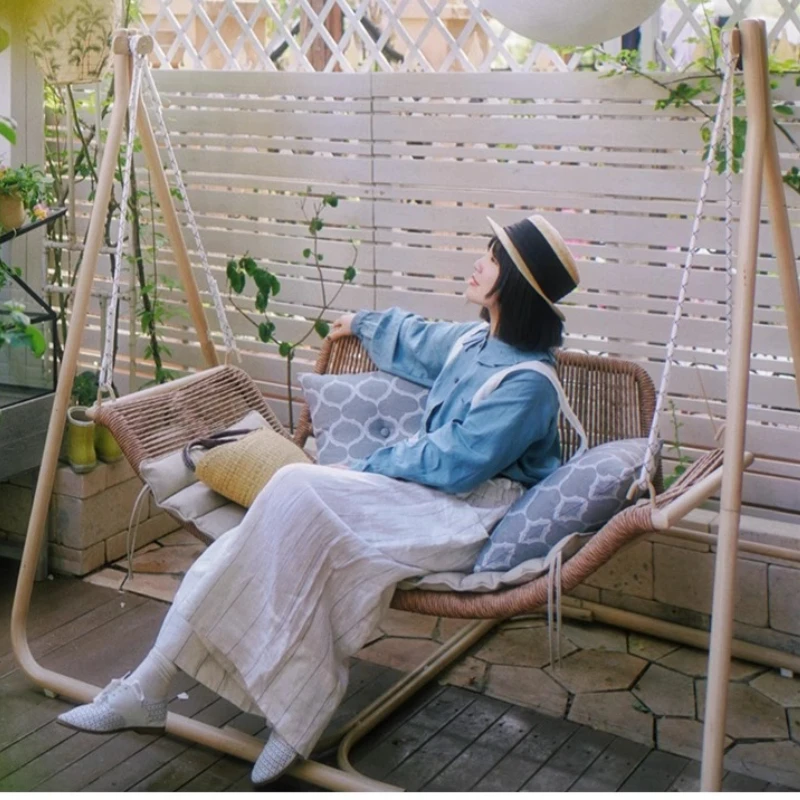 Outdoor swing courtyard swing outdoor double hammock small courtyard garden swing hanging chair
Outdoor swing courtyard swing outdoor double hammock small courtyard garden swing hanging chair