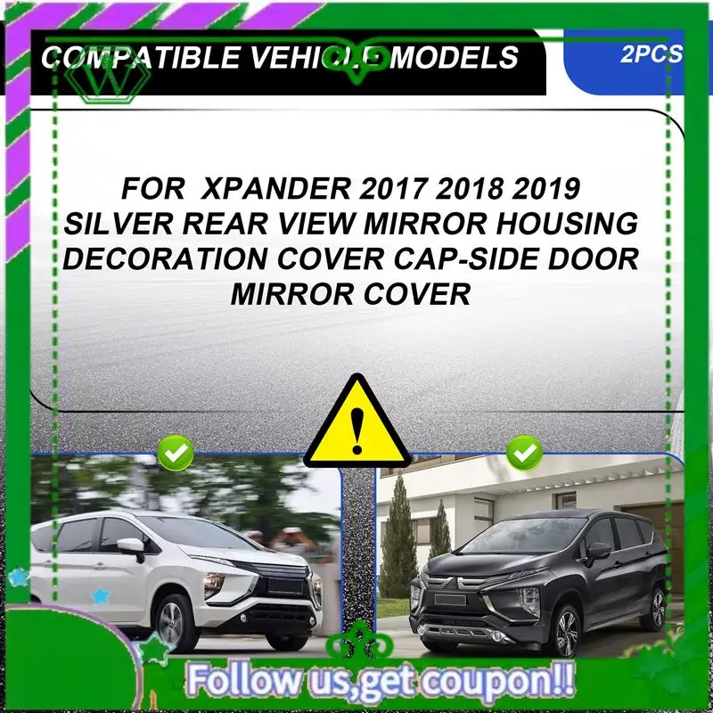 AC34-For Mitsubishi Xpander 2017 2018 2019 Silver Rear View Mirror Housing Decoration Cover Cap-Side Door Mirror Cover
AC34-For Mitsubishi Xpander 2017 2018 2019 Silver Rear View Mirror Housing Decoration Cover Cap-Side Door Mirror Cover