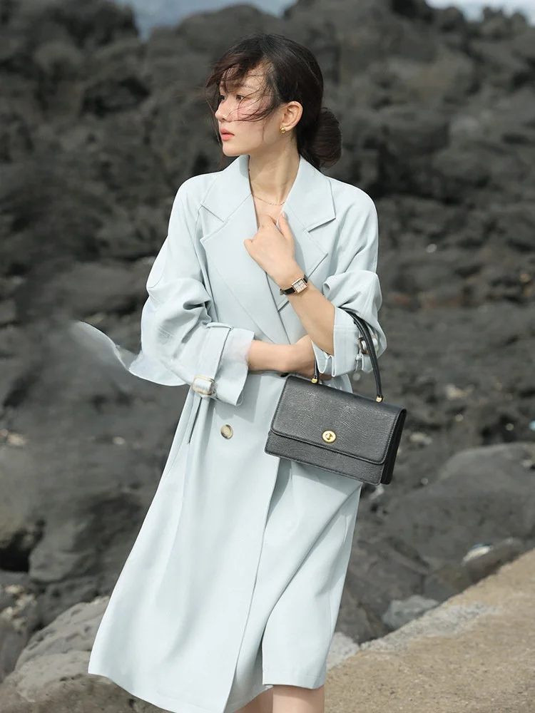 Women's Long Overcoat Coat Casual Loose Fit Polyester Fiber A-Line Waist Design Stand Collar oulder Pad Autumn Winter
Women's Long Overcoat Coat Casual Loose Fit Polyester Fiber A-Line Waist Design Stand Collar oulder Pad Autumn Winter