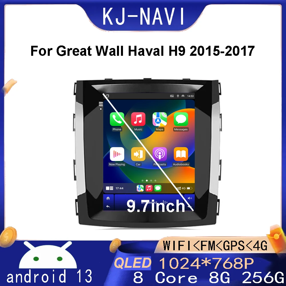 android 13 For Great wall Haval H9 2015-2017 Car Radio Multimedia Video Player Navigation stereo 4G BT WIFI Stereo QLEDGPS
android 13 For Great wall Haval H9 2015-2017 Car Radio Multimedia Video Player Navigation stereo 4G BT WIFI Stereo QLEDGPS