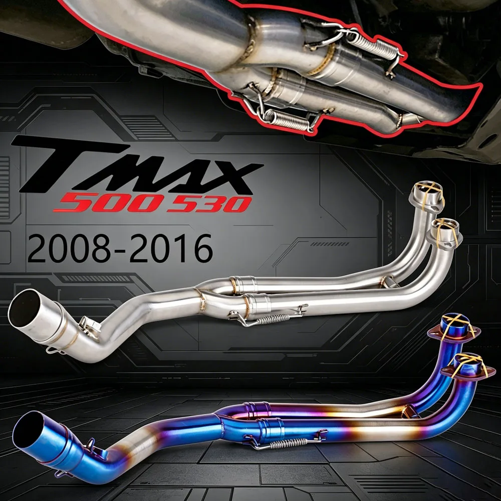 Motorcycle Exhaust Kit Scooter 51MM Interafce Escape Manifold Front Line Pipe Suitable For Yamaha TMAX TMAX500 TMAX530 2008-2016
Motorcycle Exhaust Kit Scooter 51MM Interafce Escape Manifold Front Line Pipe Suitable For Yamaha TMAX TMAX500 TMAX530 2008-2016