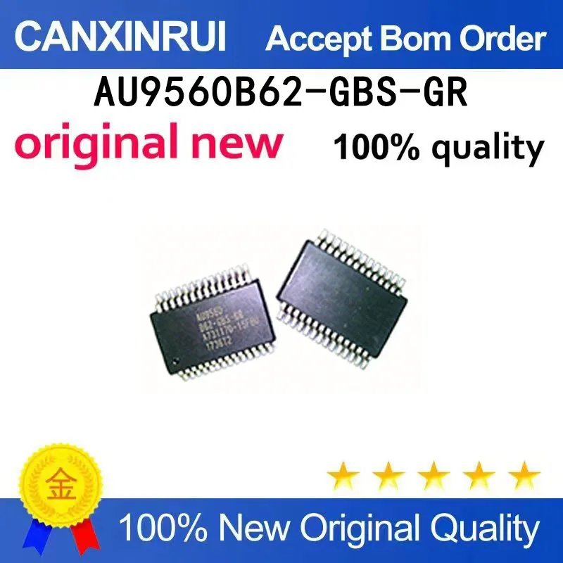(5-100 PCS) AU9560B62-GBS-GR SSOP-28 USB Smart Card Reader Controller Chip Brand New Original
(5-100 PCS) AU9560B62-GBS-GR SSOP-28 USB Smart Card Reader Controller Chip Brand New Original